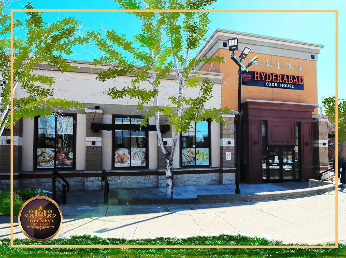 Hyderabad Cook House restaurant in Central McDougall Edmonton - Interior view