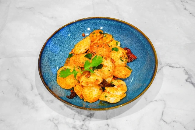 Delicious Ghee Roast Podi Idlis at Hyderabad Cook House in Edmonton, AB