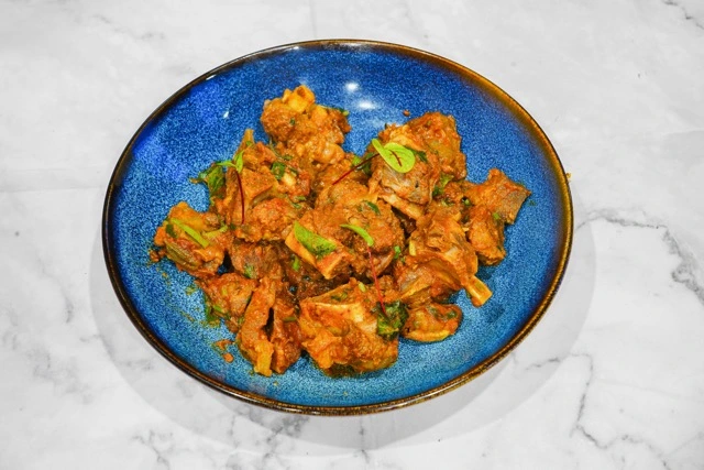 Delicious Mutton Sukka at Hyderabad Cook House in Edmonton, AB